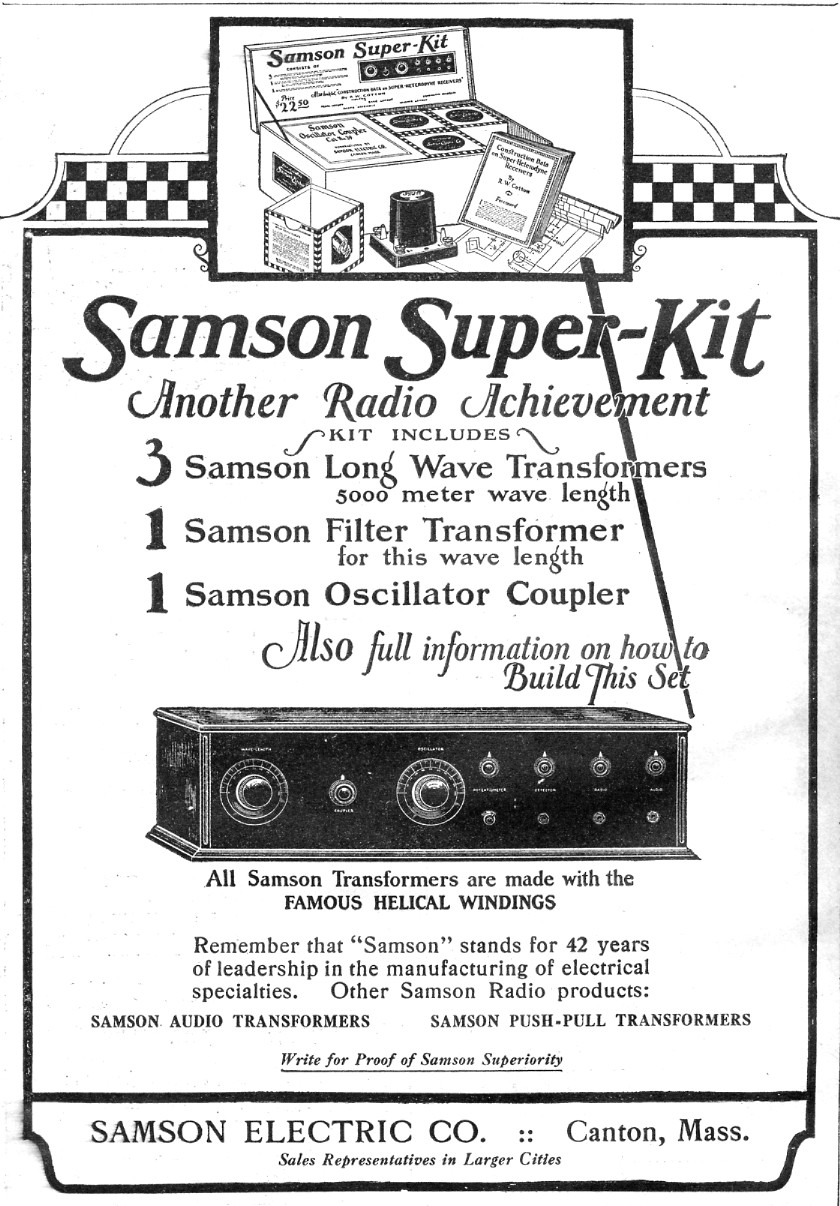 Samson ad PR January 1925